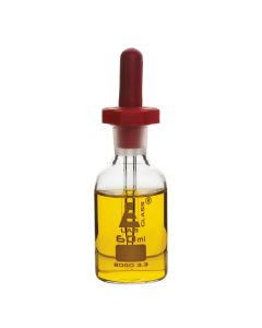 Clear Glass Dropping Bottle - 60ml - Pack of 6