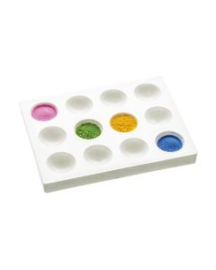 Spotting Tile Plastic With 12 Cavities - Pack of 10