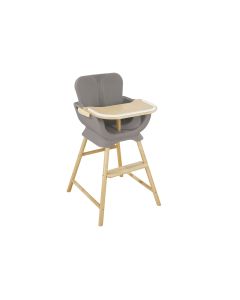 Igloo High Chair and Tray - Grey