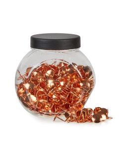 Classmates Rose Gold Drawing Pins - Pack of 400