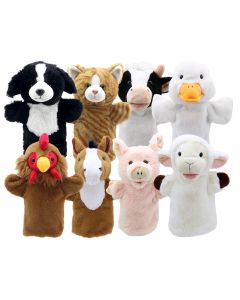 Farm Animals Puppets - Pack of 8