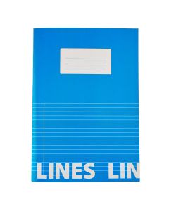 Classmates A4 Tough Cover Exercise Books 80 Page 8mm Ruled With Margin - Light Blue - Pack of 50