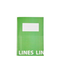 Classmates A5 Tough Cover Exercise Books 80 Page 8mm Ruled With Margin Green - Pack of 50