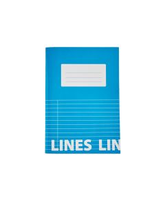 Classmates A5 Tough Cover Exercise Books 80 Page 8mm Ruled With Margin Light Blue - Pack of 50