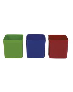 Helix Primary Colour Storage Pots - Pack of 12