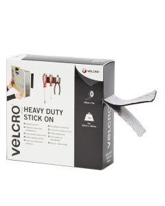 VELCRO Brand Heavy Duty Stick on Tape - 5m - Black
