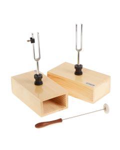 Tuning Forks With Hammer - Steel - Pair