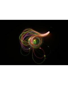 Mains Twinkle Lightsource with Rainbow Strands