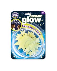 Cosmic Glow Moon & Stars