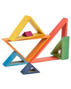 TickiT Rainbow Architect Triangles - Pack of 7