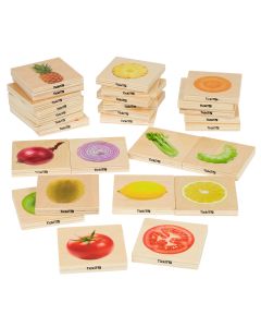 TickiT Wooden Fruit & Vegetable Match