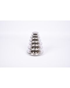 TickiT Sensory Reflective Silver Buttons - Pack of 7