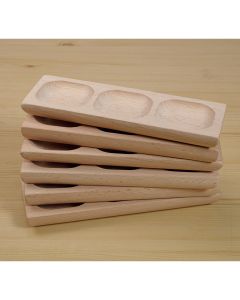 3-Pebble Word-building Trays - Set of 6