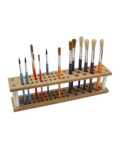 Wooden Paint Brush Holder