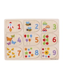 Picture and Number Match Puzzels