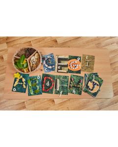 Natural Alphabet Cards Uppercase