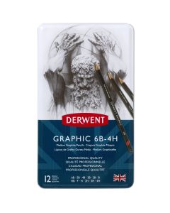 Derwent Graphic Pencils - Medium - Pack of 12