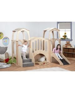 Millhouse - Hide N Slide Kinder Gym With Roof