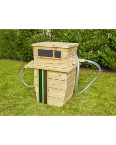 Wooden Petrol Pump and Charging Station