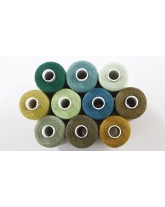 SureStitch 1000m Reel Mixed Packs - Greens - Pack of 10