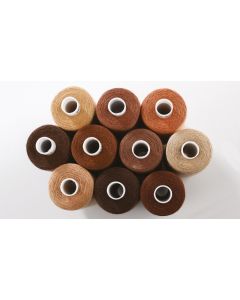 SureStitch 1000m Reel Mixed Packs - Browns - Pack of 10