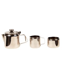 Metal Tea Milk Sugar Set