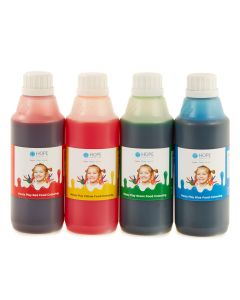 Messy Play Food Colouring - Assorted - Pack of 4