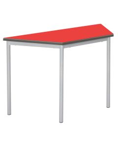 RT32 Trapezoidal Table - 1100 x 550 x 760mm - Red/Charcoal