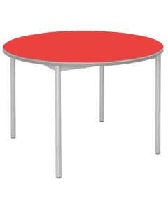 RT32 Circular Table - 110 dia. x 760mm - Red/Light Grey