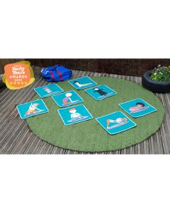 Square Yoga Placement Mats