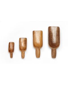 Wooden Scoops - Pack of 4 