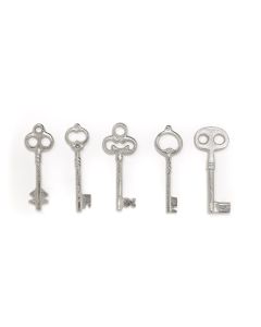 Metal Keys - Pack of 5