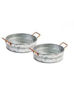 Metal Round Pans - Pack of 2