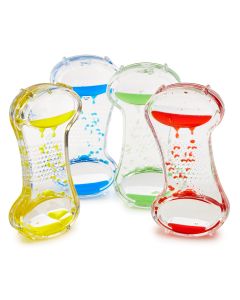 Sensory Bean Liquid Timers - Pack of 4