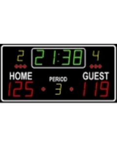 Multi Sport Scoreboards - 1200 x 700 x 70mm - Black