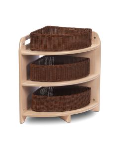 Millhouse Tall 90 Degree Corner Unit With 3 Baskets