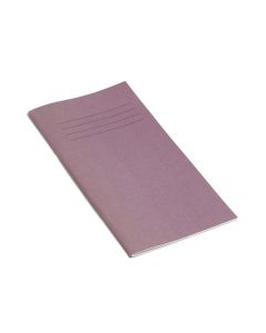 Vocabulary Book 32 Pages 8mm Ruled with Margin - Purple Cover - Pack of 100