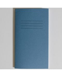 165 x 102mm Notebook 48 Page 7mm Ruled - Vivid Blue - Pack of 100