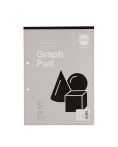 Rhino A4 Refill Pads 50 Pages Graph 2-10-20mm Grey - Pack of 6