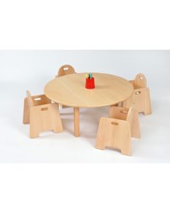 Galt Circular Table With 4 Chairs - 9-18 Months