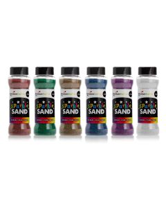 Eco-Friendly Sparkle Sand - 220g Shakers - Pack of 8