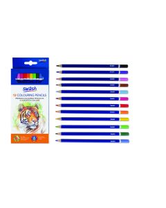 Swash Colour Pencil Premium Assorted - Pack of 12