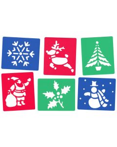 Christmas Stencils - Pack of 6