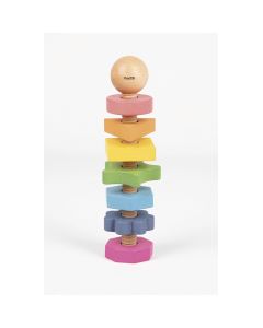 TickiT Rainbow Wooden Shape Twister