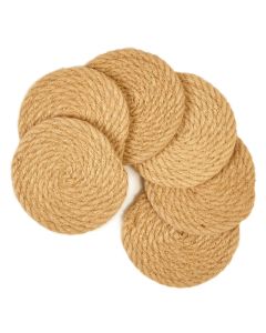 Jute Coasters - Pack of 6