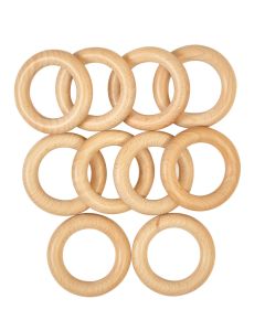 Wooden Sensory Rings - Pack of 10