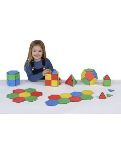 Solid Magnetic Polydron Essential Shapes Set
