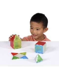Solid Magnetic Polydron Essential Shapes Set