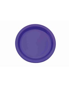 Purple Narrow Rim Polycarbonate Plate 17cm