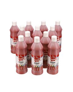 Scola Artmix Ready Mixed Paint - 600ml - Burnt Sienna - Pack of 12